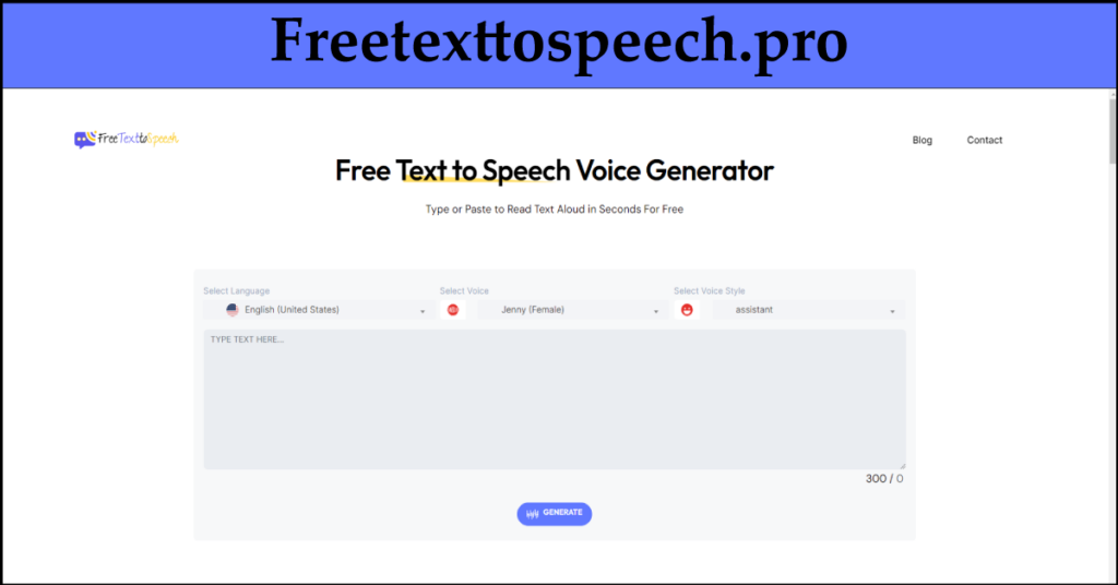 Freetexttospeech.pro